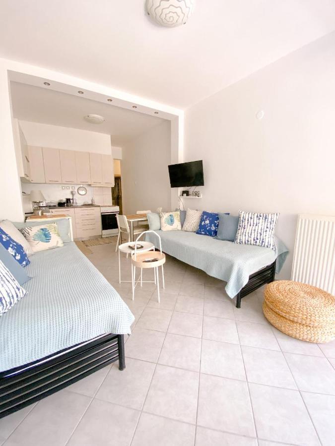 A Wonderful Apartment In Front Of The Sea! Peraía Exterior foto